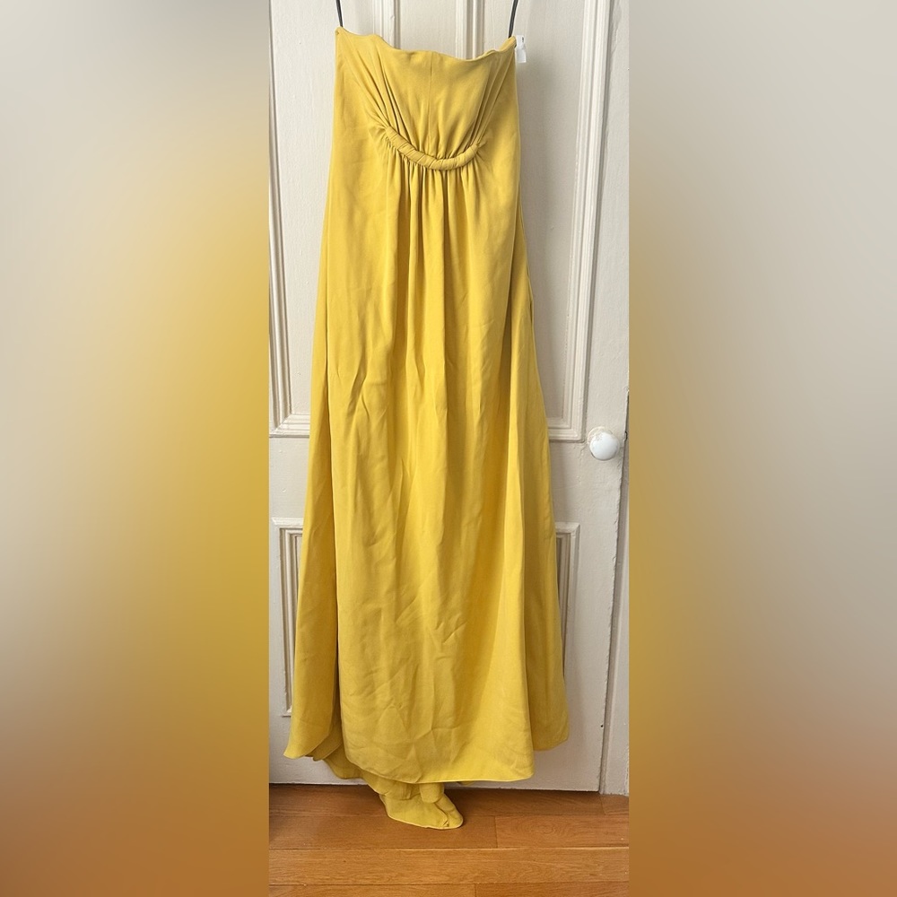 Yellow long gown